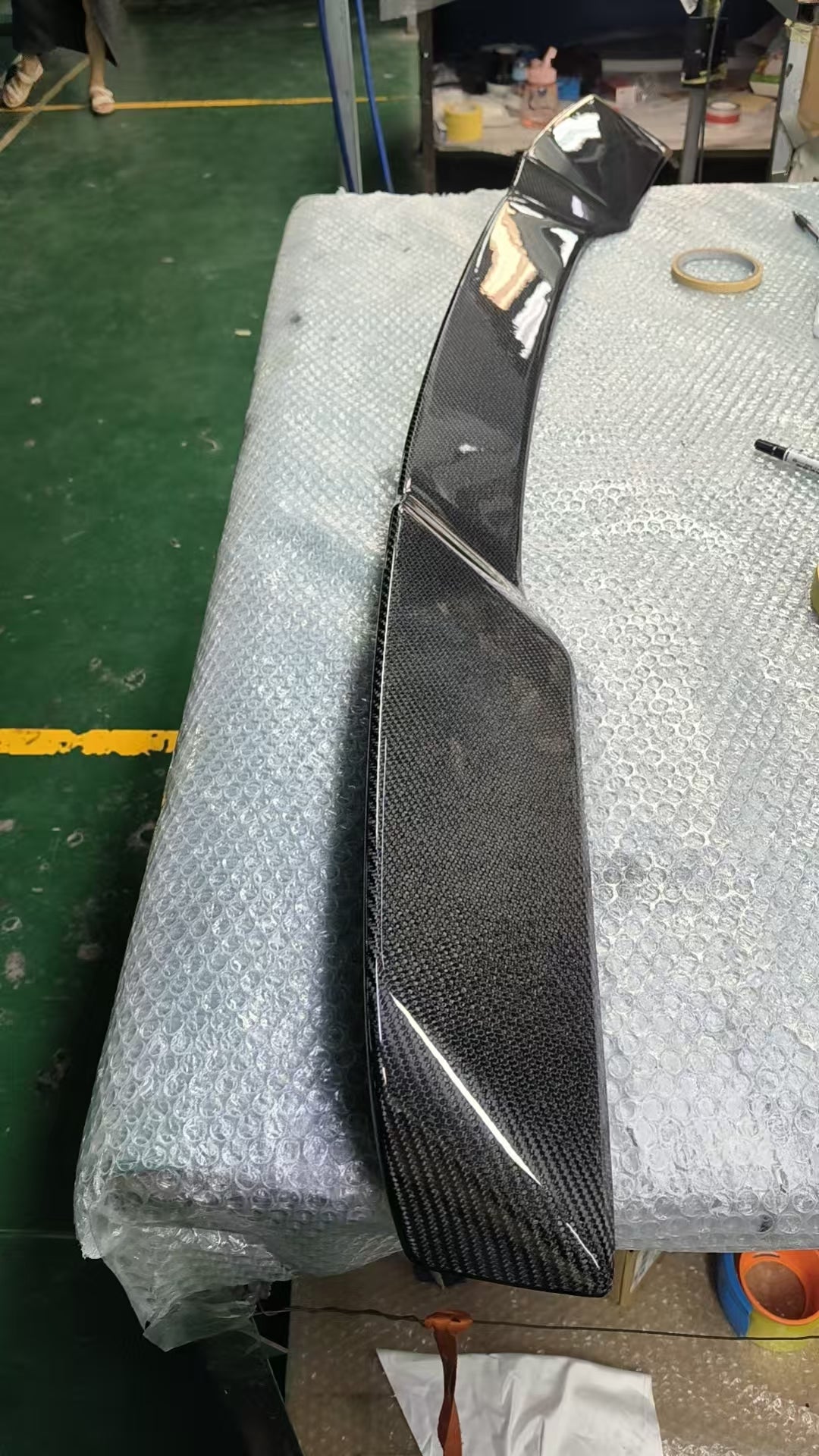 Corvette C6 ZR1 Extended Rear Trunk Spoiler outlet Type 2 SPOILER-218-BKCF