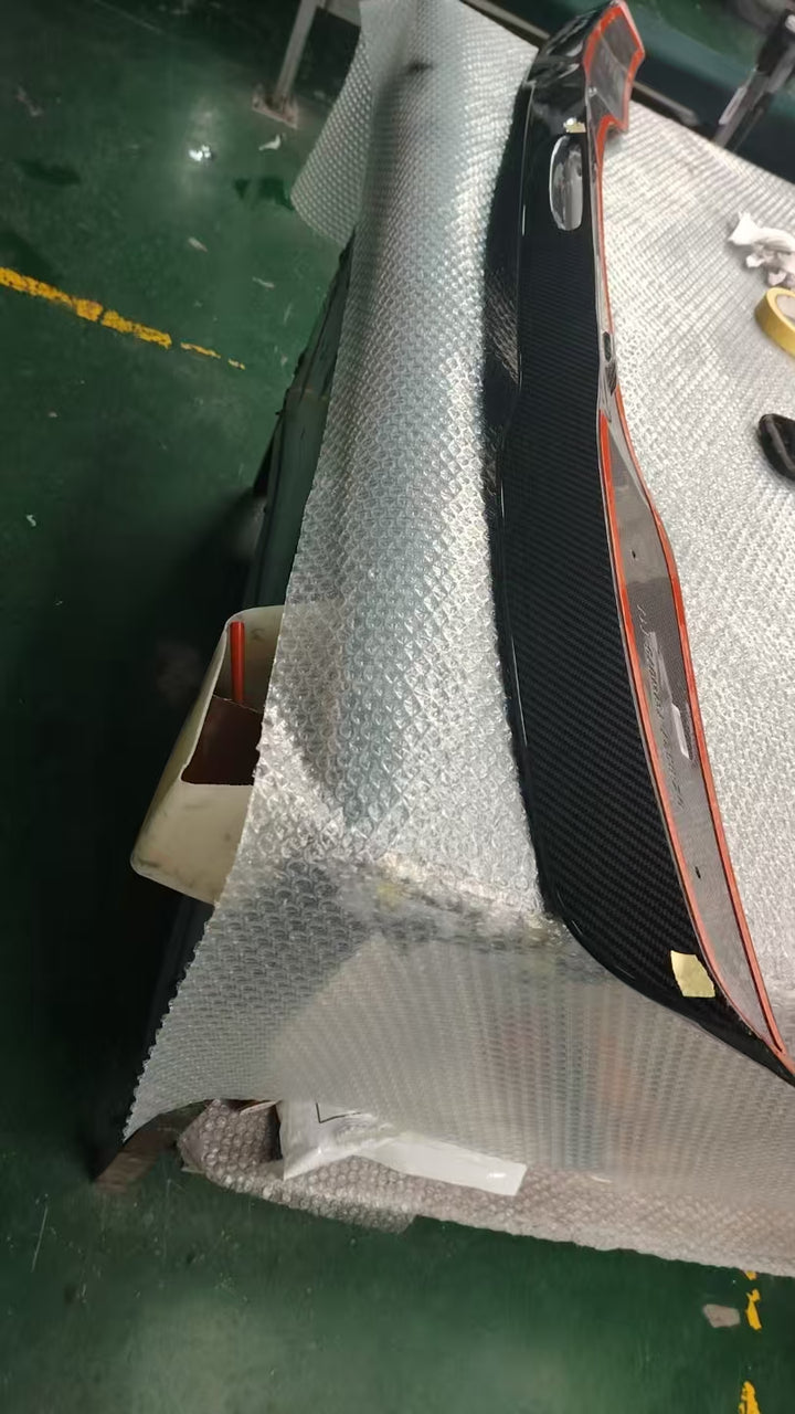 Corvette C6 ZR1 Extended Rear Trunk Spoiler outlet Type 5 SPOILER-218-BKCF