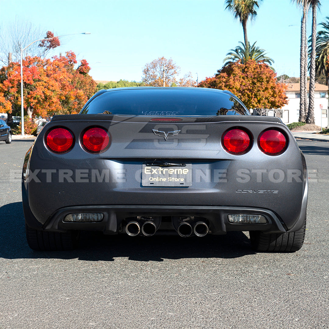 Corvette C6 ZR1 DRY CARBON FIBER Conversion Rear Trunk Spoiler
