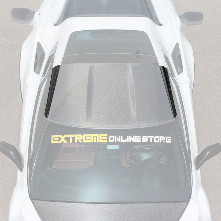 Corvette C7 Carbon Fiber Roof Side Trim Panel Cover Overlays