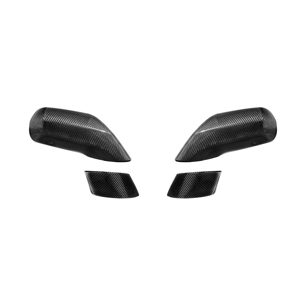 Corvette C7 Dry Carbon Fiber Side Mirror Cover Overlays