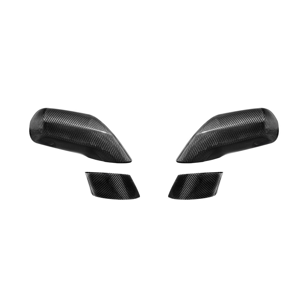 Corvette C7 Dry Carbon Fiber Side Mirror Cover Overlays