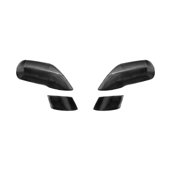 Corvette C7 Dry Carbon Fiber Side Mirror Cover Overlays