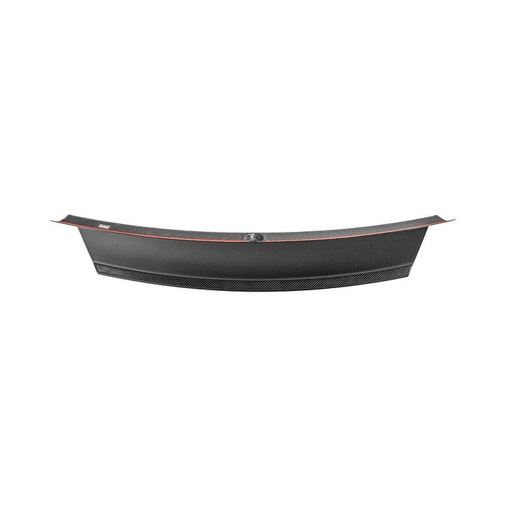 2015-2017 Ford Mustang Carbon Fiber Factory Style Rear Trunk Deck Lid Applique Panel Cover Overlay