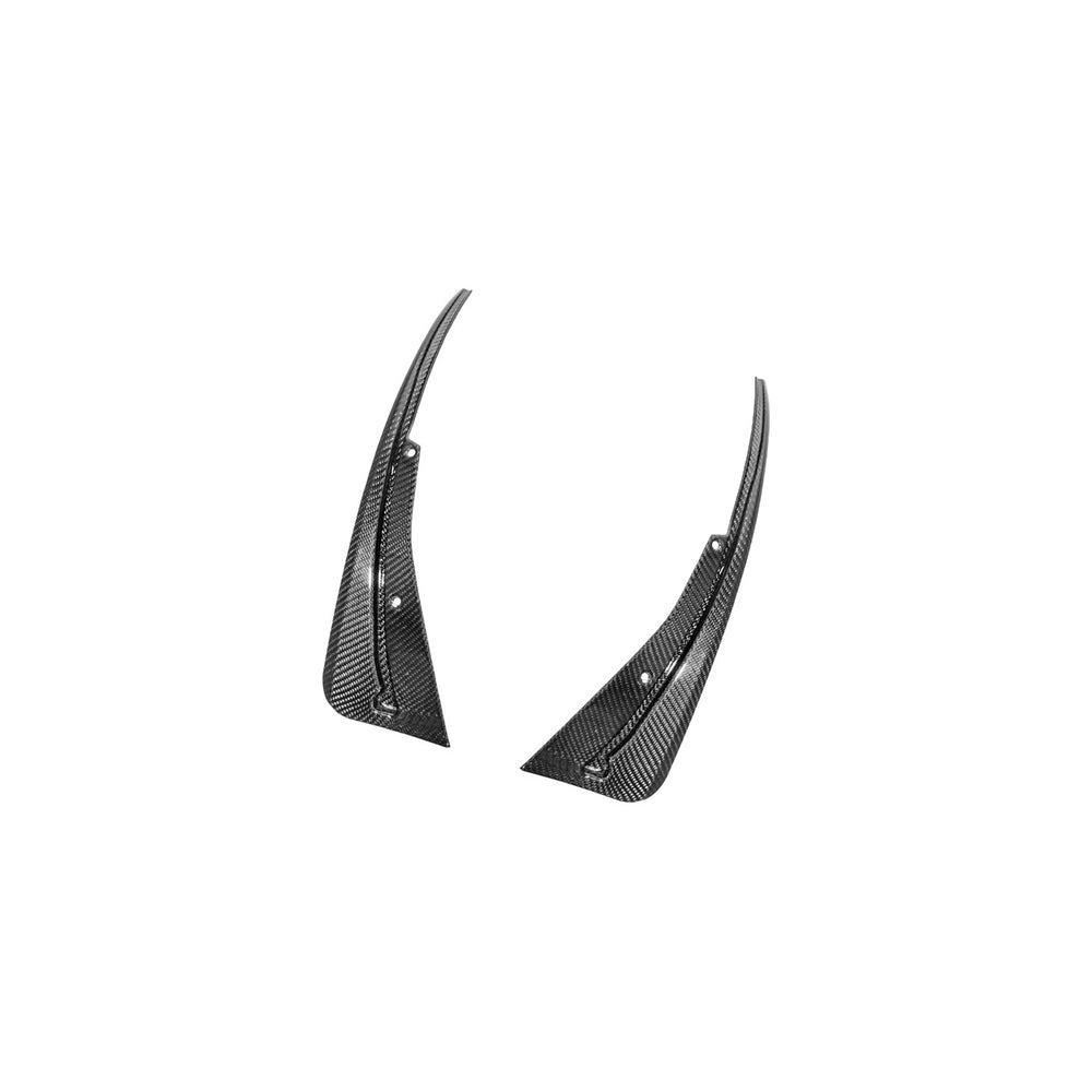 2016-2019 Cadillac ATS-V Dry Carbon Fiber Rear Mud Flaps Splash Guards