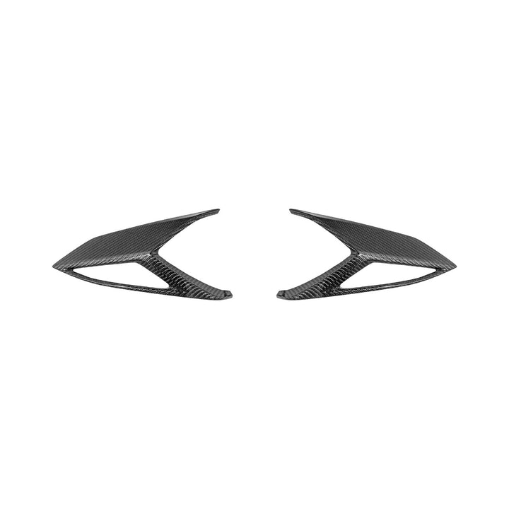 Corvette C8 Dry Carbon Fiber Rear Taillight Side Trim Panel Cover Overlays