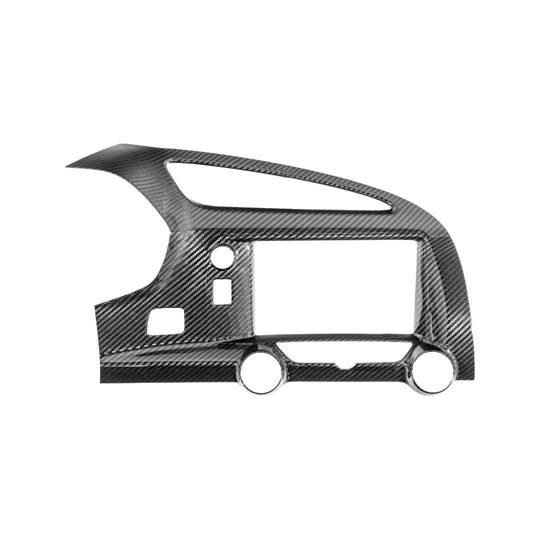 Corvette C7 Dry Carbon Fiber Center Infotainment Instrument Panel Cluster Trim Plate Cover Overlay