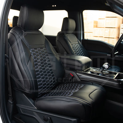 2021-Up Ford F-150 / Raptor Premium Custom Leather Seat Covers