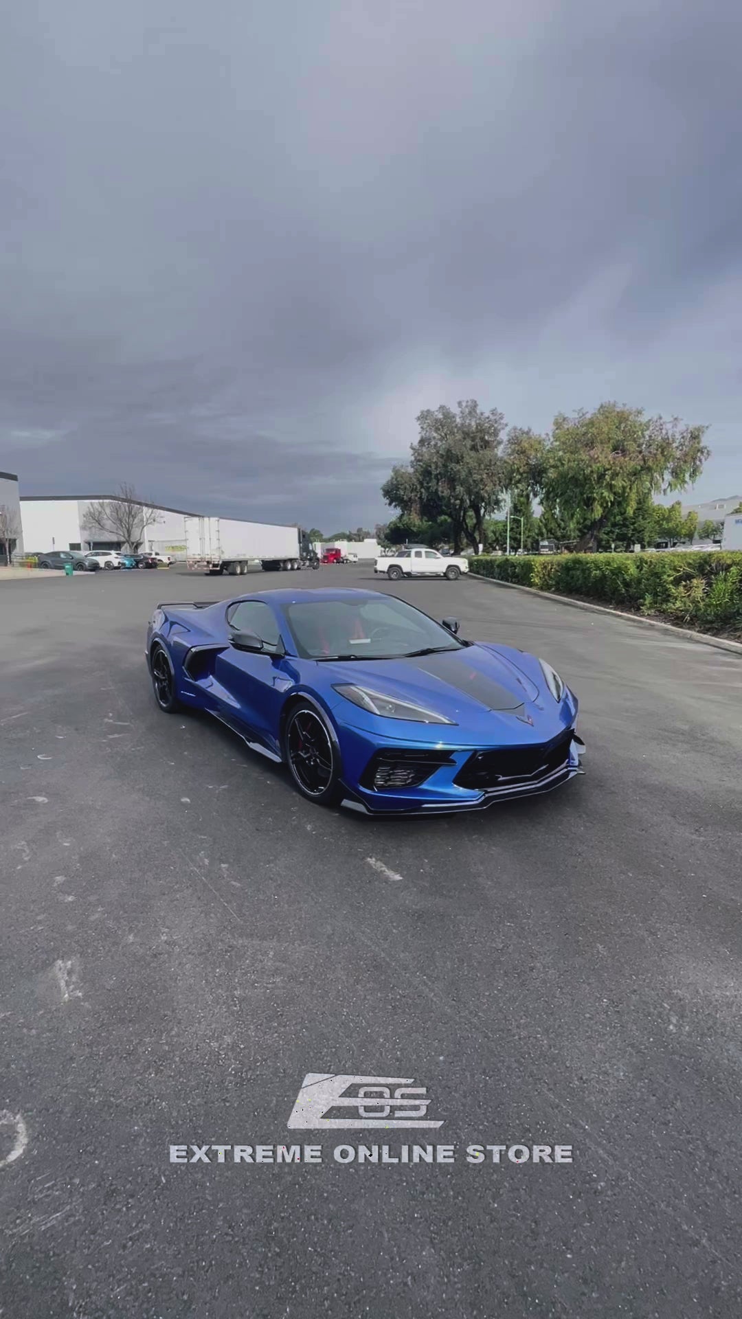 Corvette C8 Stingray Front Lip &amp; Side Skirts [Z06 Conversion Package]