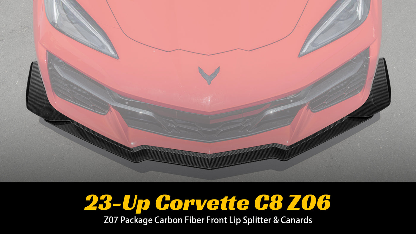 Chevrolet Corvette C8 Z06 / E-Ray Front Splitter