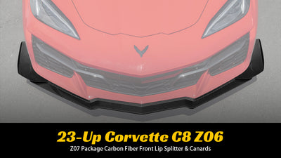 Chevrolet Corvette C8 Z06 / E-Ray Front Splitter