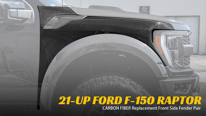 2021-Up F-150 Raptor Side Fenders &amp; Vents