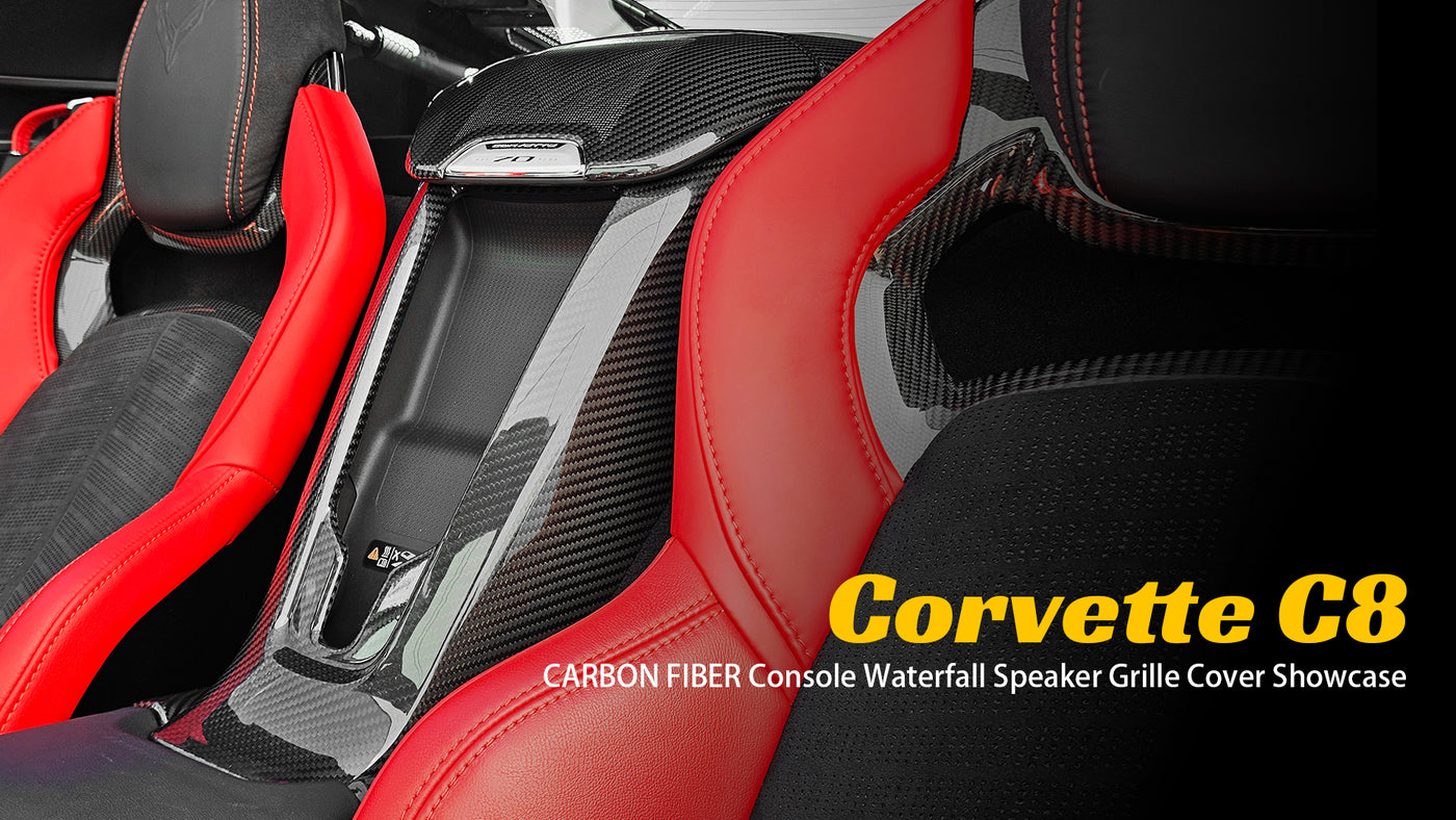 Chevrolet Corvette C8 Waterfall Console Cover