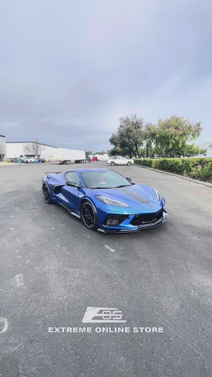 Corvette C8 Stingray Front Lip &amp; Side Skirts [Z06 Conversion Package]