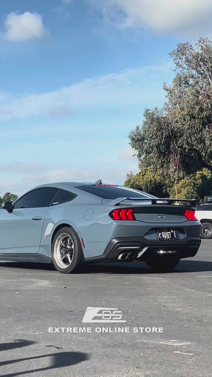 2024+ Ford Mustang DRY CARBON FIBER Tail Light Cover