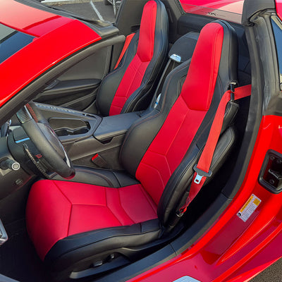 Corvette C8 Premium Custom Leather Seat Covers