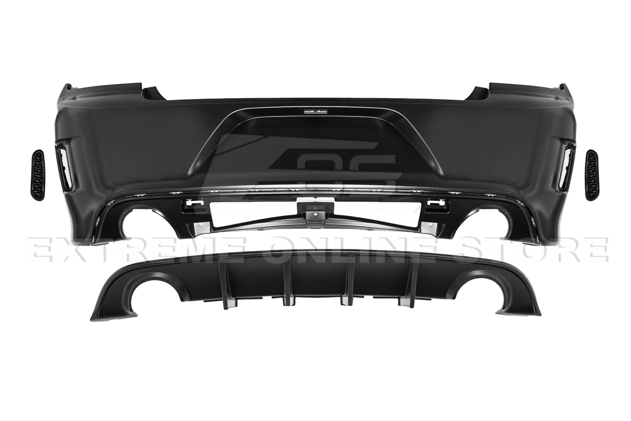 2015-Up Dodge Charger SRT Hellcat Conversion Rear Bumper Cover