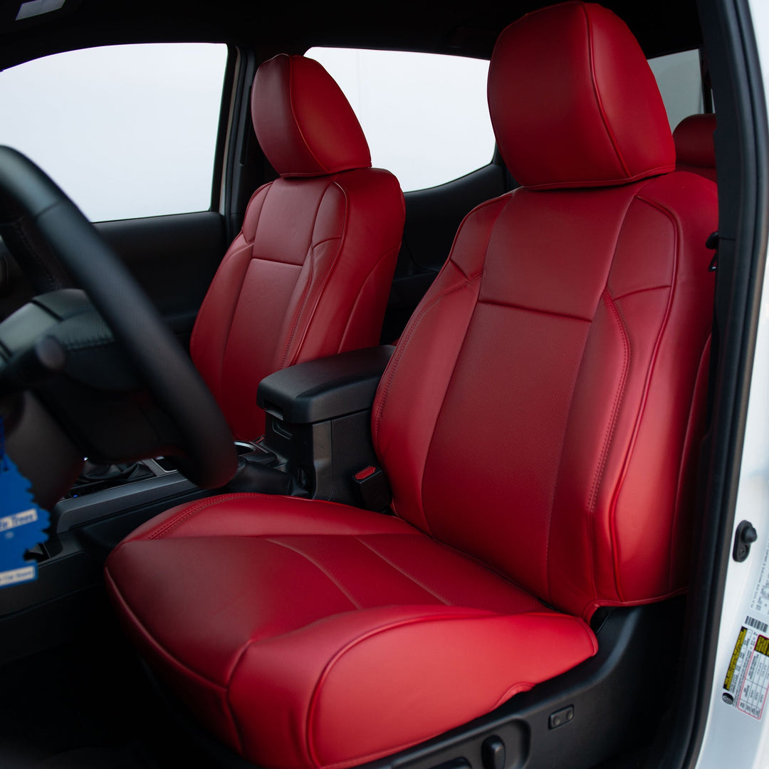 2016-Up Toyota Tacoma Premium Custom Leather Seat Covers