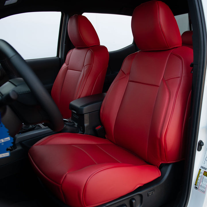 2016-Up Toyota Tacoma Premium Custom Leather Seat Covers