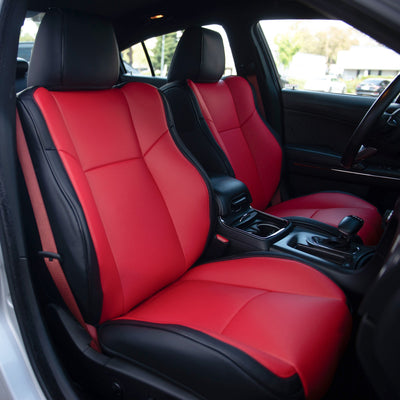 2015-Up Dodge Challenger Custom Leather Seat Covers (Performance Seats)