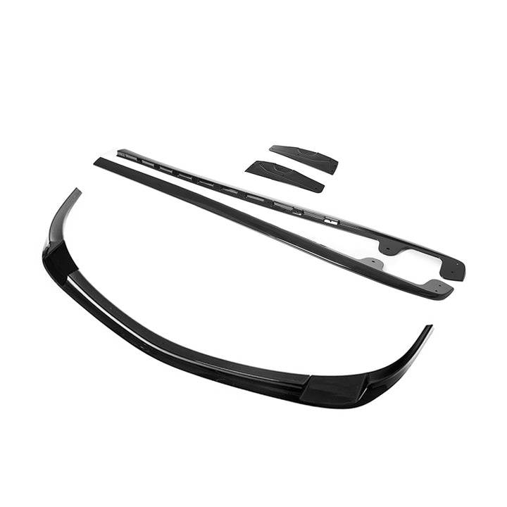 Corvette C6 Base | ZR1 Conversion Front Splitter Lip &amp; Side Skirts Rocker Panels