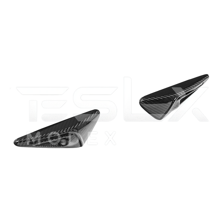 2020-23Tesla Model 3 &amp; 20-24 Y Carbon Fiber Exterior All Inclusive Camera Covers