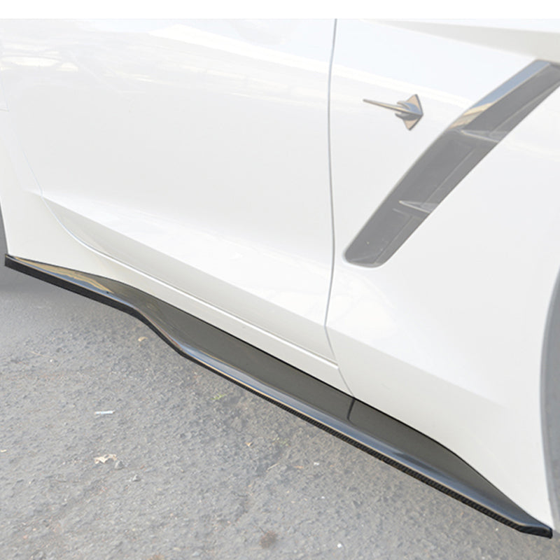 Corvette C7 Z06 Conversion Side Skirts Rocker Panels - ExtremeOnlineStore
