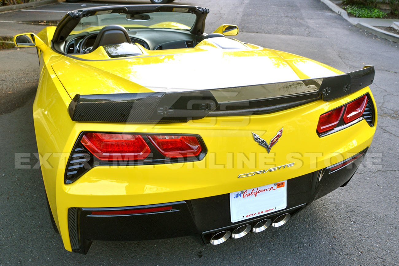 Corvette C7 Stage 3 Rear Spoiler W/ Wickerbill Extension