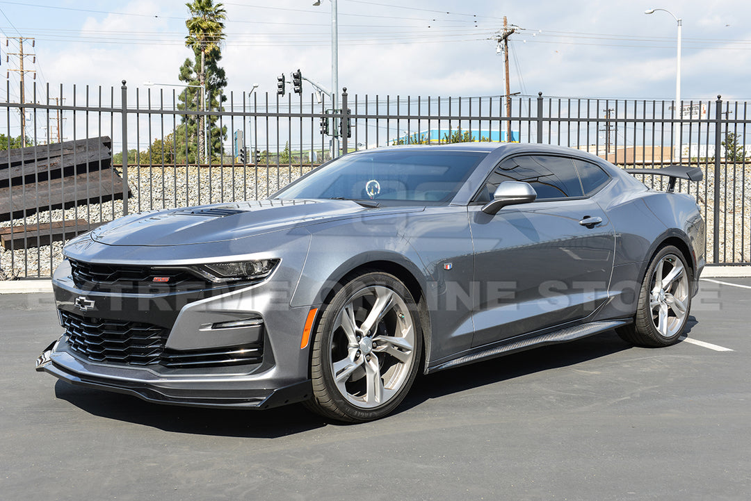 Camaro 2019-Up Camaro RS &amp; SS | ZL1 1LE Style Front Bumper Lip Splitter
