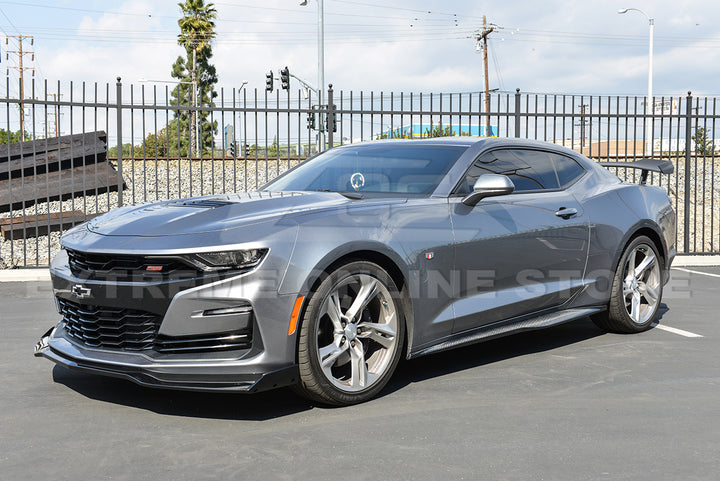Camaro 2019-Up Camaro RS &amp; SS | ZL1 1LE Style Front Bumper Lip Splitter