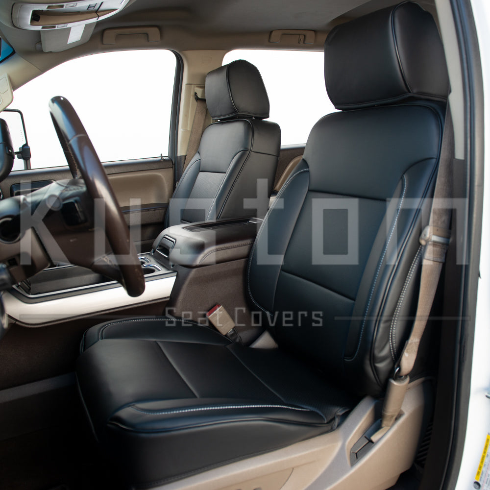 2014-18 Chevrolet Silverado Premium Custom Leather Seat Covers