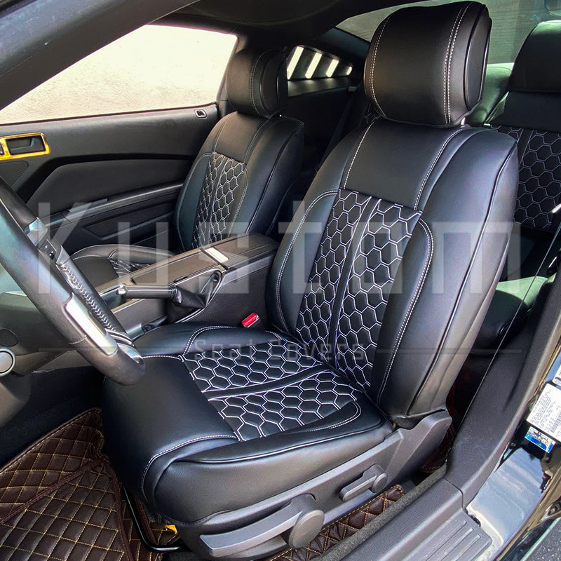 2010-14 Ford Mustang Custom Leather Seat Covers
