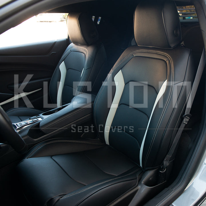 6th Gen Camaro Coupe Custom Leather Seat Covers