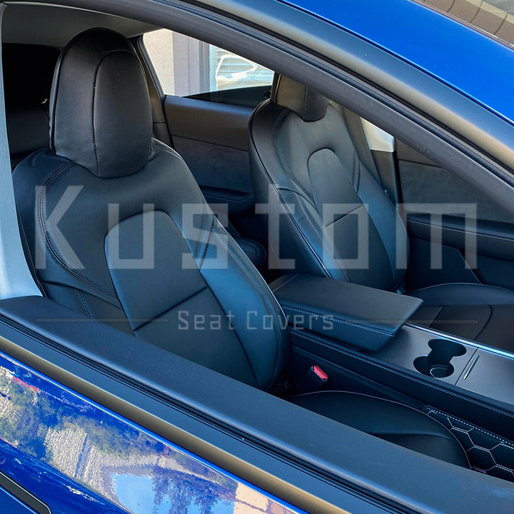 2020-Up Tesla Model Y Custom Leather Seat Covers