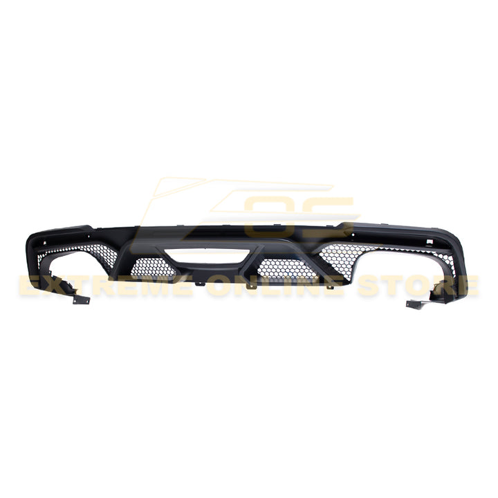2018-22 Ford Mustang GT500 Rear Bumper Quad Tips Diffuser