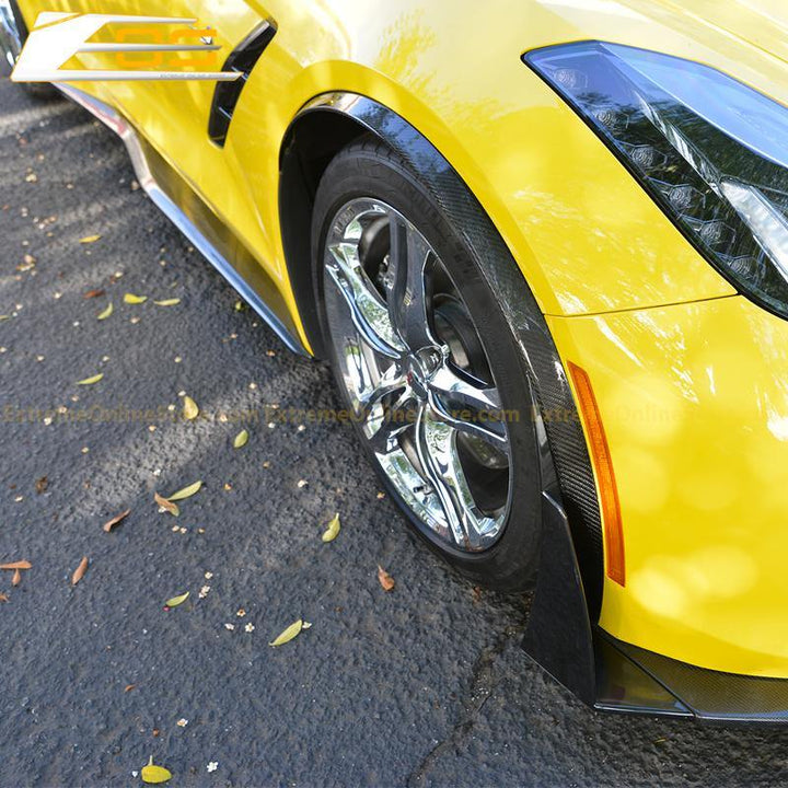 Corvette C7 Stingray / Z51 Front Splitter Lip &amp; Side Skirts Rocker Panels - ExtremeOnlineStore