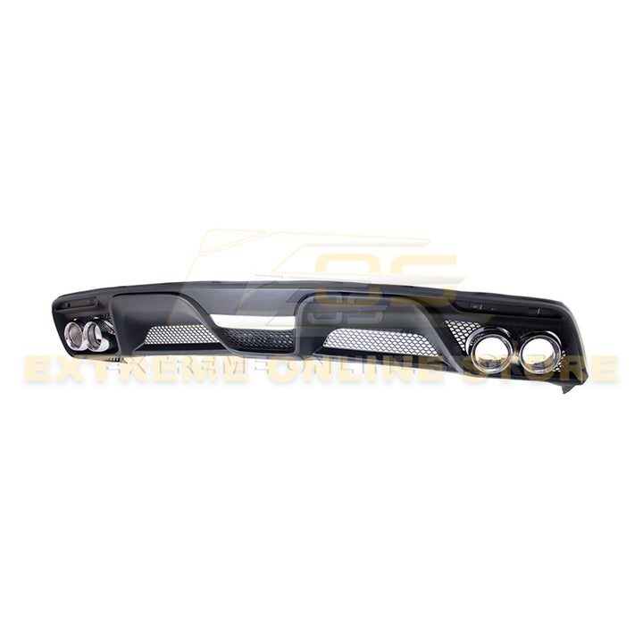 2015-17 Ford Mustang GT350 Rear Bumper Quad Tips Diffuser