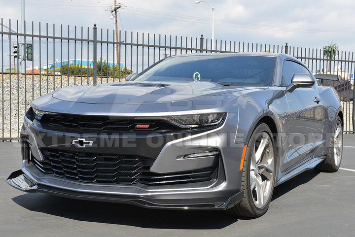 Camaro 2019-Up Camaro RS &amp; SS | ZL1 1LE Style Front Bumper Lip Splitter