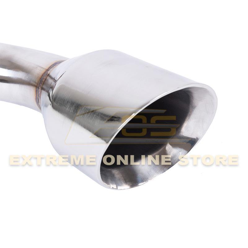 2017-Up Infiniti Q60 Muffler Delete Axle Back Double Wall Dual Tips Exhaust - Extreme Online Store