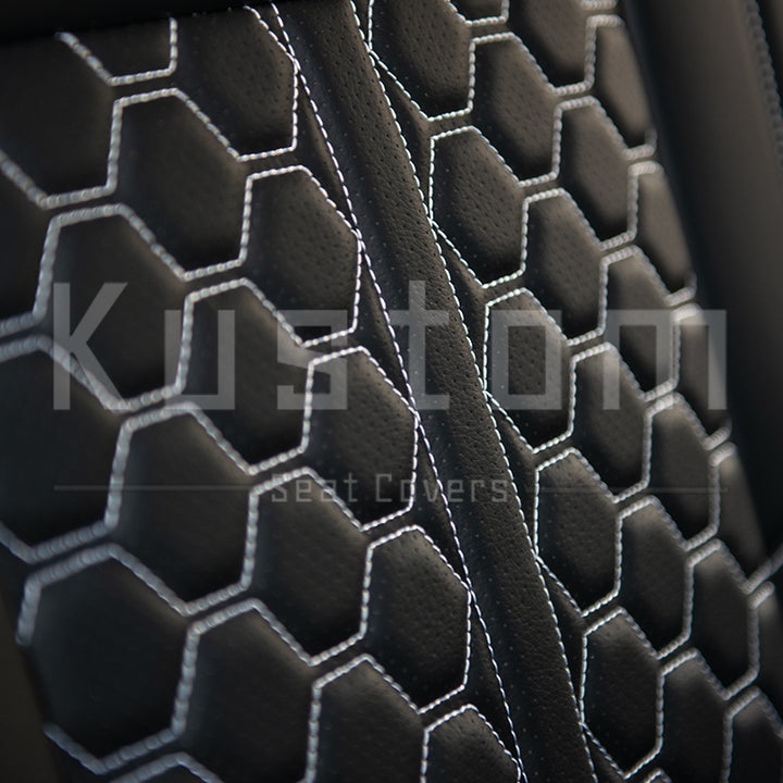 2019-Up Chevrolet Silverado Premium Custom Leather Seat Covers