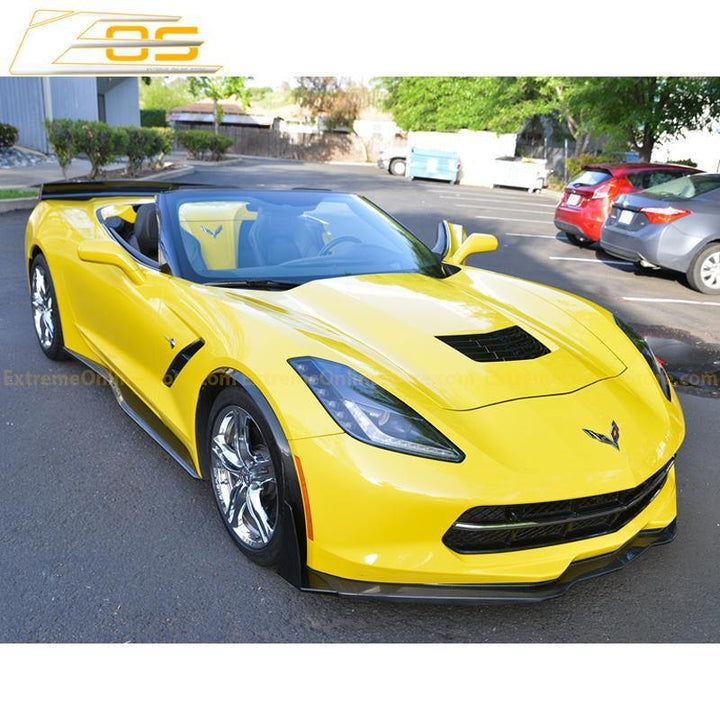 Corvette C7 Stingray / Z51 Front Splitter Lip &amp; Side Skirts Rocker Panels - ExtremeOnlineStore