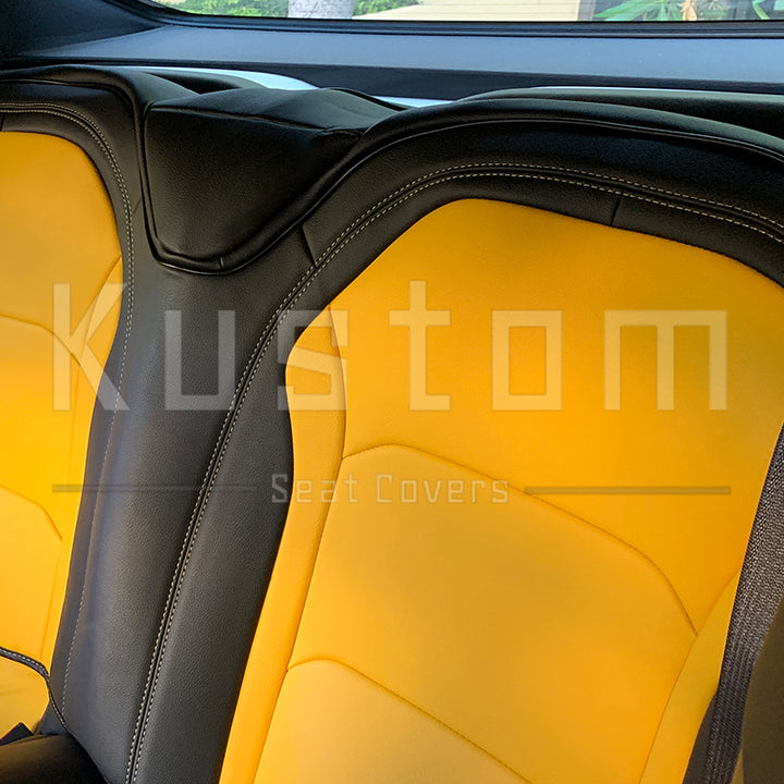 6th Gen Camaro Coupe Custom Leather Seat Covers
