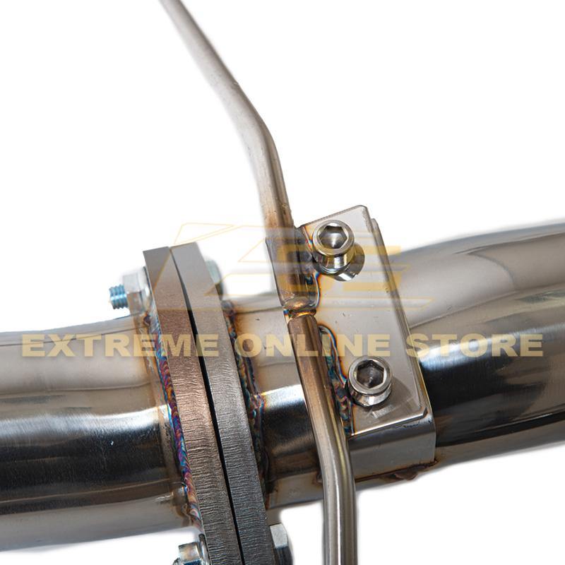 2017-Up Honda Civic Hatchback Sport FK7 3" NO MUFFLER Cat-Back Exhaust - Extreme Online Store