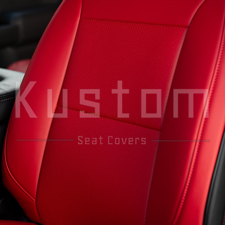2019-Up Chevrolet Silverado Premium Custom Leather Seat Covers