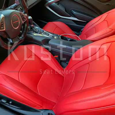 6th Gen Camaro Custom Premium Leather Seat Covers