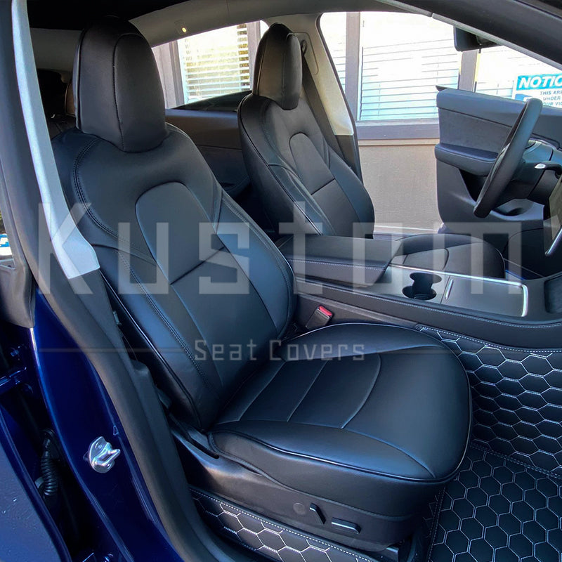 2020-Up Tesla Model Y Custom Leather Seat Covers