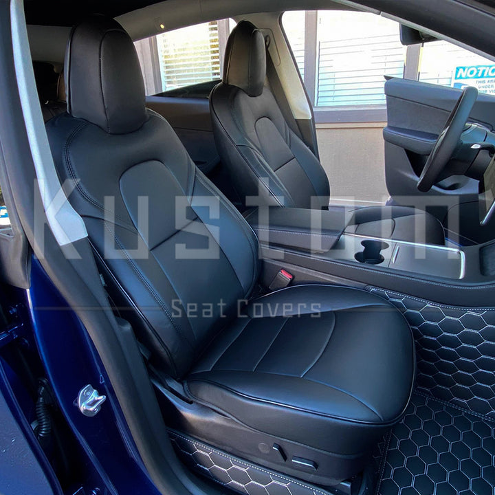 2020-Up Tesla Model Y Custom Leather Seat Covers