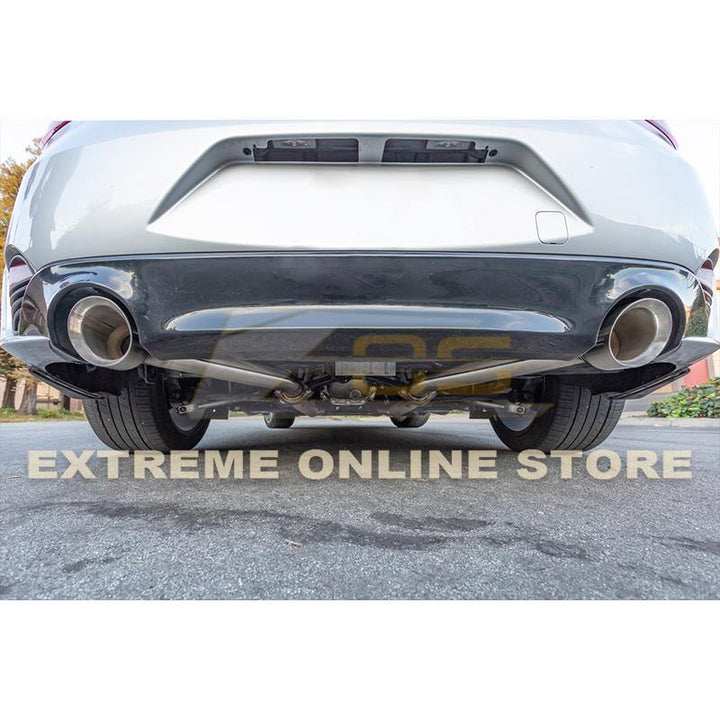 2017-Up Infiniti Q60 Muffler Delete Axle Back Double Wall Dual Tips Exhaust - Extreme Online Store
