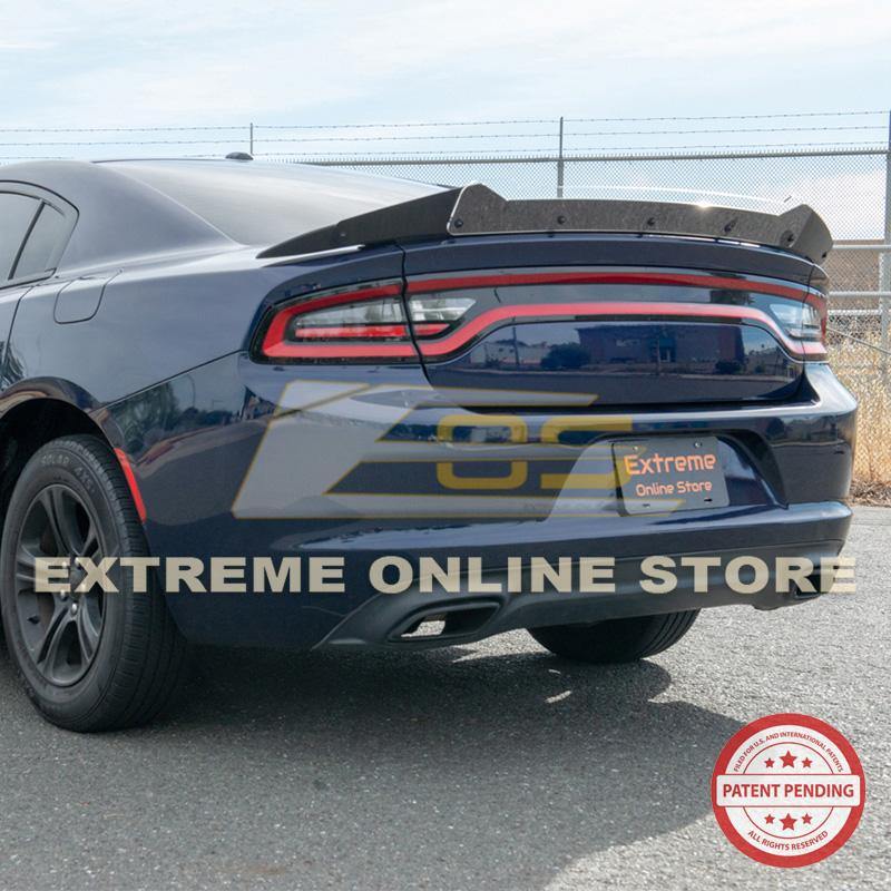 2015-Up Dodge Charger SRT8 Extended Wickerbill Rear Spoiler - Extreme Online Store