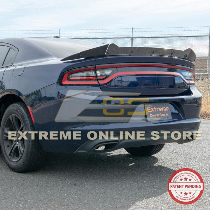 2015-Up Dodge Charger SRT8 Extended Wickerbill Rear Spoiler - Extreme Online Store